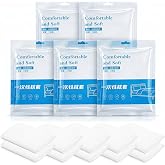 10pcs Disposable Pillow Cases, SMS Nonwoven Disposable Pillow Covers 20x31 in Only, Envelope Opening, Soft &amp; Breathable, Odorless, 5 Vacuum-Sealed Packs (2 Covers Each), for Travel, Hotel, Spa Massage