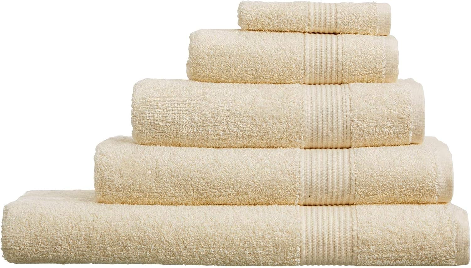 Olivia Rocco Egyptian Cotton Towels, Home Collection Towel 500 GSM, Bath Towel Cream