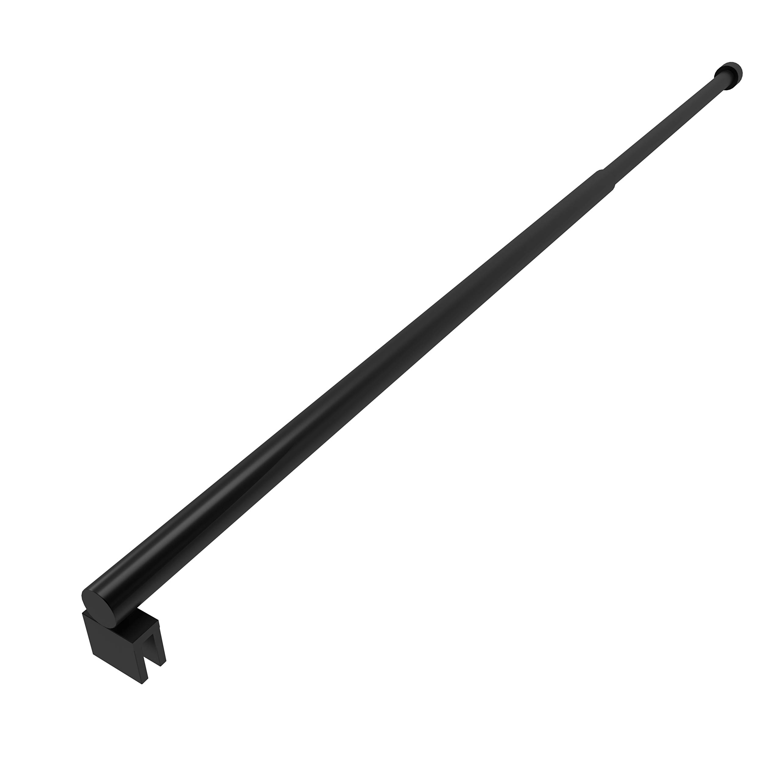 Parma Straight Adjustable Bar 70-100 cm Black