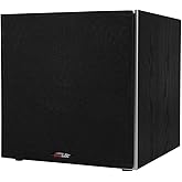 Polk Audio PSW10 10" Powered Subwoofer Home Audio – Power Port Tech, Up to 100 Watts, Big Bass in Compact Design, Easy Setup with Home Theater, Timbre-Matched with Monitor & T-Series Polk Speakers