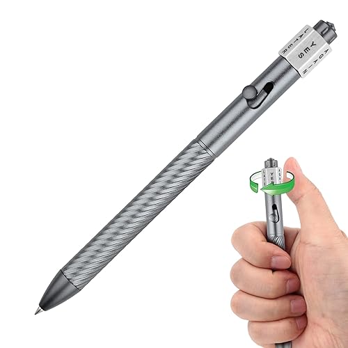 SMOOTHERPRO Fidget Spining Bolt Action Pen, Retractable Ballpoint