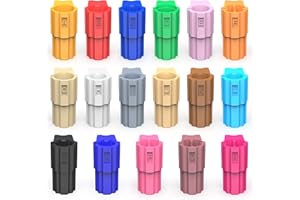 LIANGHULO 17 Packs Pen Adapter Set Compatible with Cricut (Explore Air, Air 2,Air 3, and Maker,Maker 3), Pen adapter Compatible with (Sharpie/Bic/Crayola/Sakura/Pilot/Pentel/Paper mate/Mitsubishi uni-ball)