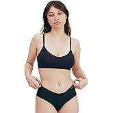 Organic Basics Women's Naked Ribbed V-Neck Bralette