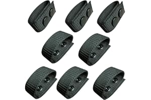 ZGJINLONG Tactical Duty Belt Keeper Stays Holders Nylon Double Snaps for 2"-2.25" Belts Fixing Security Police Military Belt Accessories