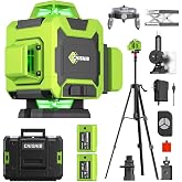 Chishib Laser Level 360&deg; Green Cross Line Self Leveling Laser Measuring Tool