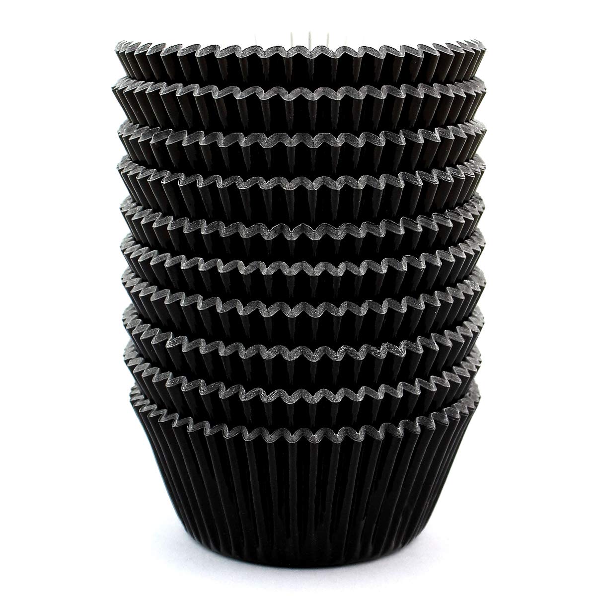 Eoonfirst Black Foil Cupcake Case Liners Easter Baking Muffin Paper Cups 200 Pcs