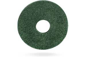 DIFFWELY Cleaning Orbiter Pad 437.056 Fits for Oreck 550MC Orbiter Floor Machine and Floor Scrubber Machine, 12" Diameter Floor Scrubber Pads(1 Pcs Green Floor Scrubber Pads)