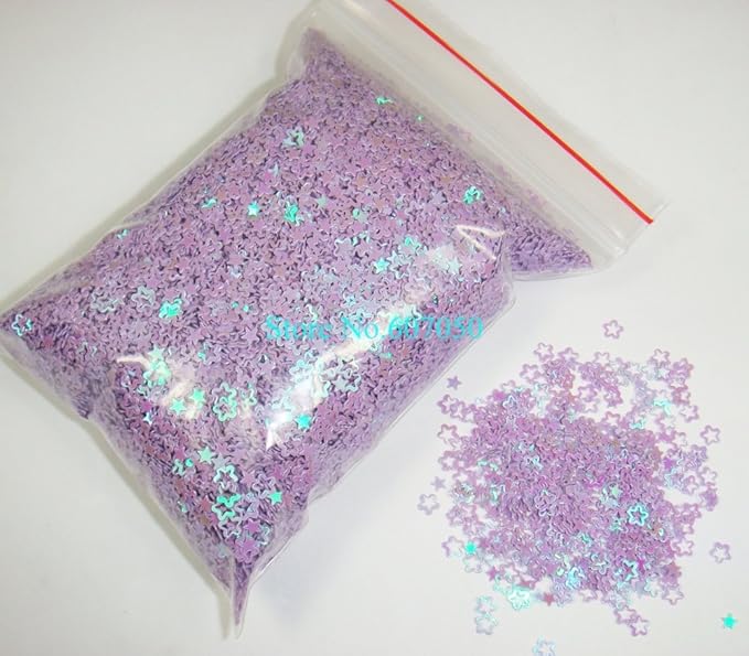 Buy Fashlady 50 G Saco X Dazzling Lila S Cor Ocas Plum Blossom Flor Paillette Lantejoulas Forma Para Nail Art Decorac A O De Natal Artesanato De Online At Low Prices In India