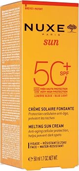 Nuxe Sun Melting Sun Cream SPF 50 50ml Face & Body Sunscreen UVA UVB view 5