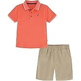 Nautica boys 2pc Polo Short Set