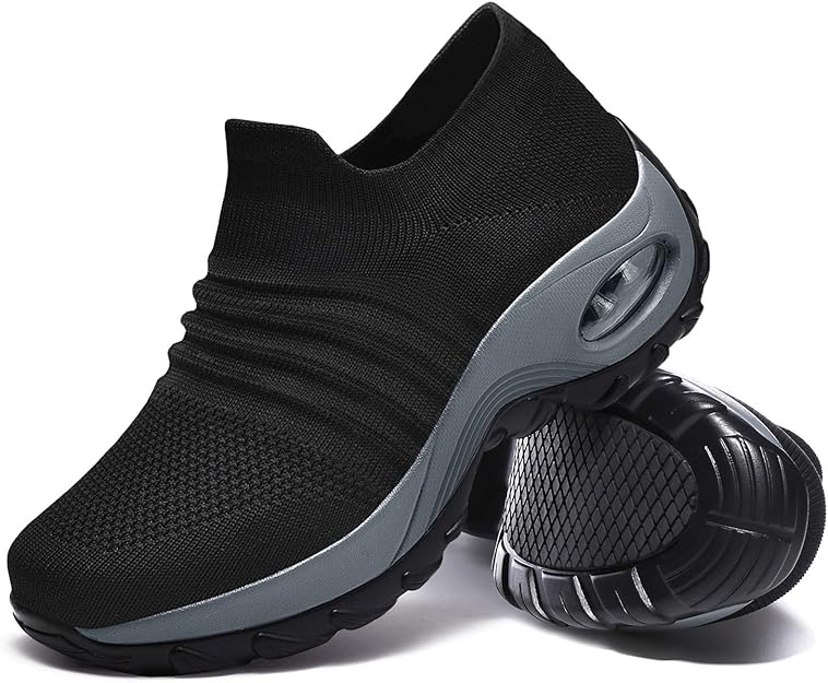 Hotaden Womens Walking Shoes Sock Sneakers