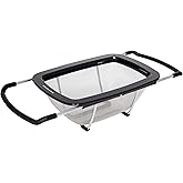KitchenAid Expandable Stainless Steel Colander, Black