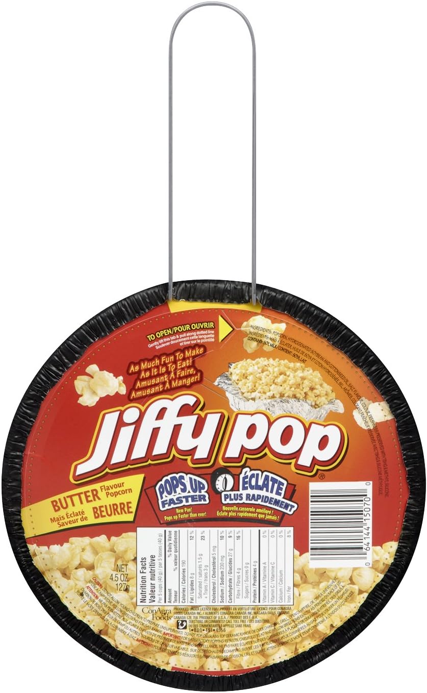 Jiffy Pop Butter Flavour Popcorn Pack Of 12 Amazon Ca Grocery