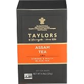 Taylors of Harrogate Assam, 50 Teabags | Full-bodied, Satisfying and Malty, Caffeinated, Enjoy Hot or Iced, At Breakfast or with Milk. One 4.4 Oz Box.