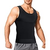 TAILONG Compression Shirt Men Shapewear - Slimming Undershirt Body Shaper Tank Top Workout Shirts