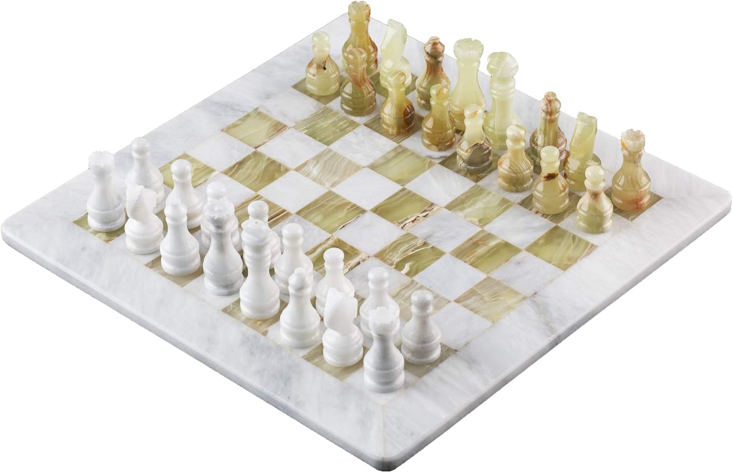 Otomi Marble Chess Set 12 X 12 Beautiful Marble Chess Board Pieces Classic Adult Handmade Chess Set By Otomi Board Games Amazon Canada