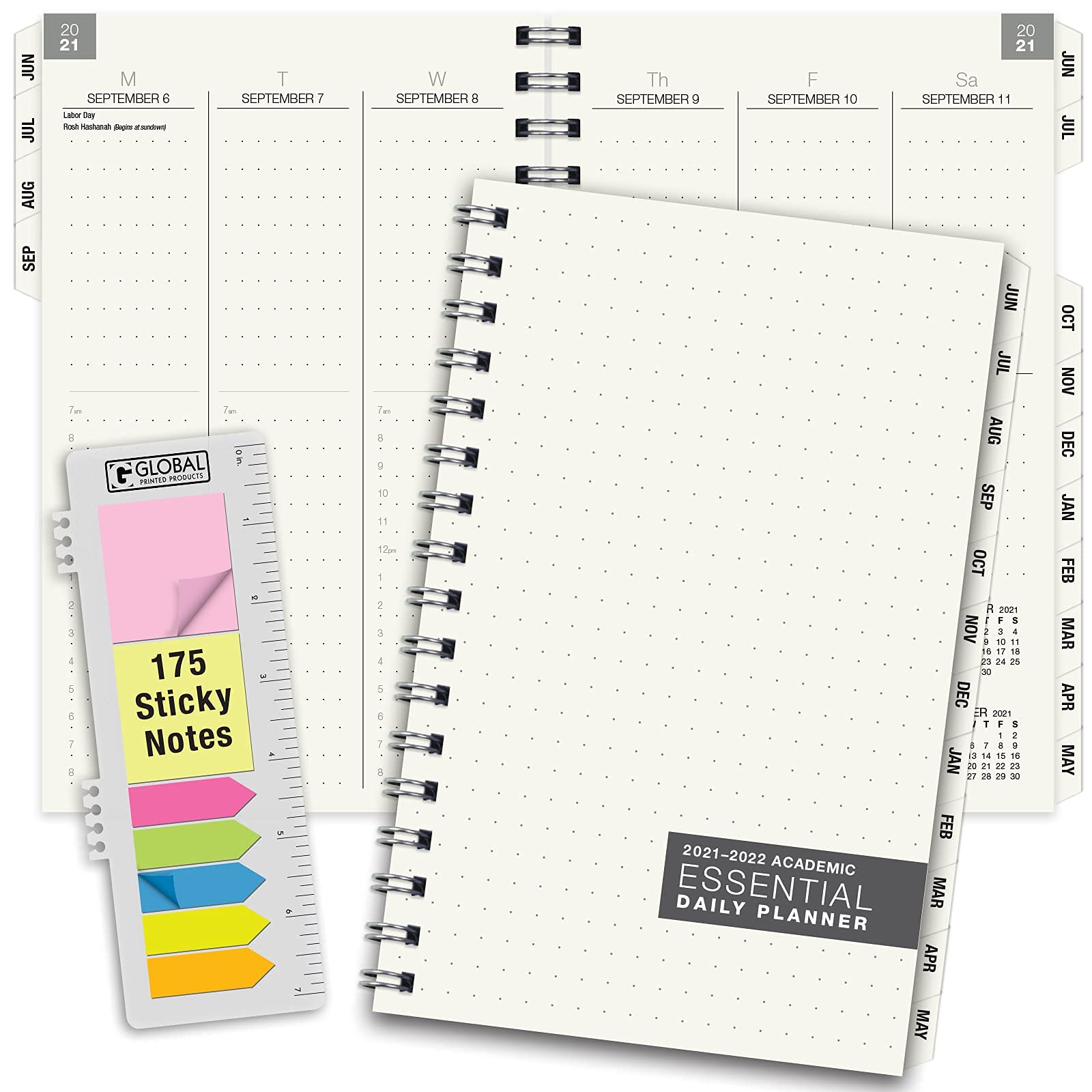 Essential 5x8 Monthly & Weekly 2021-2022 Planner - (5x8 - June 2021 Through July 2022)