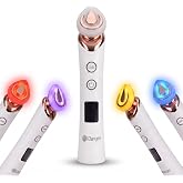 Clarigen GloWand | 5-in-1 Korean Glass Skin Wand | Face &amp; Neck Booster | 5-in-1 Microcurrent &amp; Red Light GloWand | For Clear, Radiant, Plump, Firmer-looking skin | Depuffing Face &amp; Neck Booster