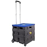 dbest products Quik Cart Collapsible Rolling Crate