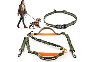 PET DREAMLAND Exquisite Hands-Free Leash for Medium Dogs: Ultimate Comfort & Freedom for Running, Walking, Hiking. Premium Quality, Durable & Versatile Waist Dog Leash Belt. Your Dog Will Love It