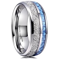 King Will 8mm Tungsten Rings for Men Imitated