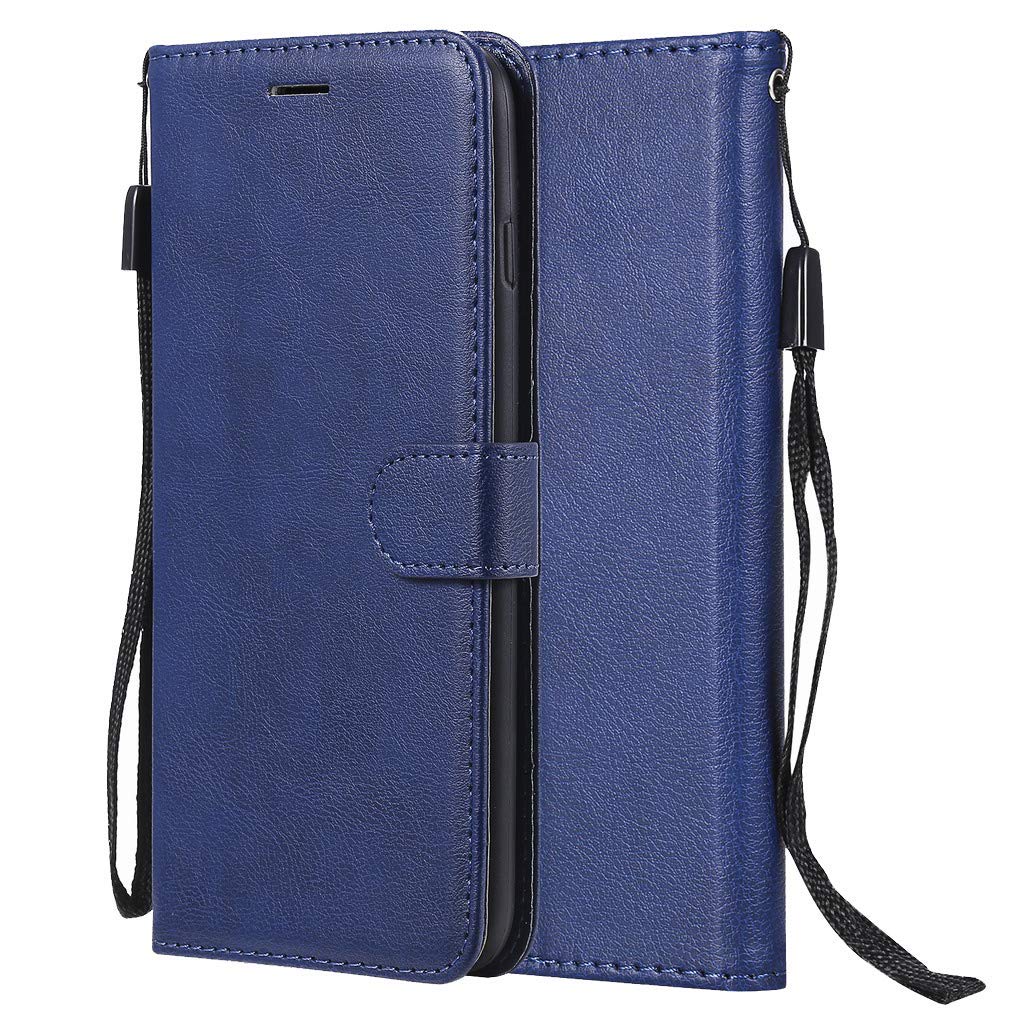 Laybomo Case for OPPO A53 (2020) / A53s Wallet Leather Holster with Credit Card Slot Holder Slim Stand Magnetic Flip Cover for OPPO A53 (2020) / A53s, Blue