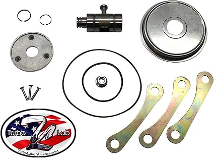 Garrett GT28R rebuild kit showing dual ball bearing ceramic cage