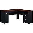 Bush Furniture Fairview L Desk, 60W, Antique Black