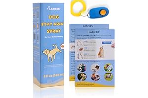 LARICEO 8 oz Dog Stay Away - Dog Stop Peeing Training Spray - Not Here Dog Spray - Achieve Effective Pet Training