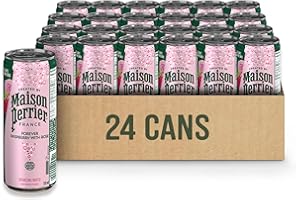 Maison Perrier Forever Raspberry with Rose, Sparkling Water Beverage, Natural Flavour, No Calories, Sweeteners Or Sodium, Sou