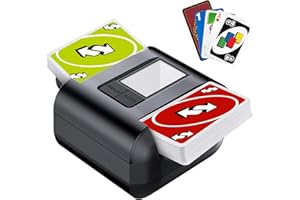 OBLITZON Automatic Card Shuffler for 1-2 Decks - Electric Poker Card Shuffler with One-Press AUTO & Manual Mode | Rechargeable 2000mAh Battery, USB-C Charging | Low Noise for Blackjack, UNO, Skip-Bo