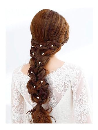 Amazon Com Artio Bride Wedding Pearl Hair Pins Bridal Hair