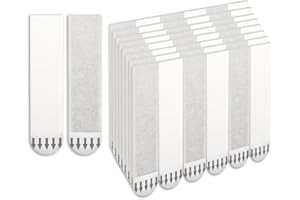 Kaviooy 24 Pairs Picture Hanging Strips Heavy Duty, Easy Removal Wall Hangers Without Nails, No Damage Hole Renter Friendly Kits for Frame, Decor & Poster, Medium Adhesive Strip, Large