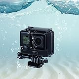 Suptig Waterproof Case for GoPro Hero 4 3+ 3 Black Housing Underwater 147ft view 6
