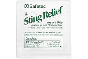 SAFETEC Sting Relief Bundle of 48 by BI&R Basics
