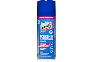 Endust for Electronics; Anti-Static Screen & Electronics Multi-Surface Cleaning Spray; Foaming, Streak & Residue Free; Ammonia & Alcohol Free, Oil & Wax Free; 10 oz. Aerosol (096010)