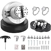 VEVOR Ball Vise, 5" Engraving Setting Tool, 360° Rotation Vise, 35 Pcs Attachment Tools for Gemstone Inlay