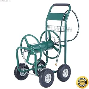 Amazon.com : COLIBROX--Garden Water Hose Reel Cart 300FT Outdoor Heavy