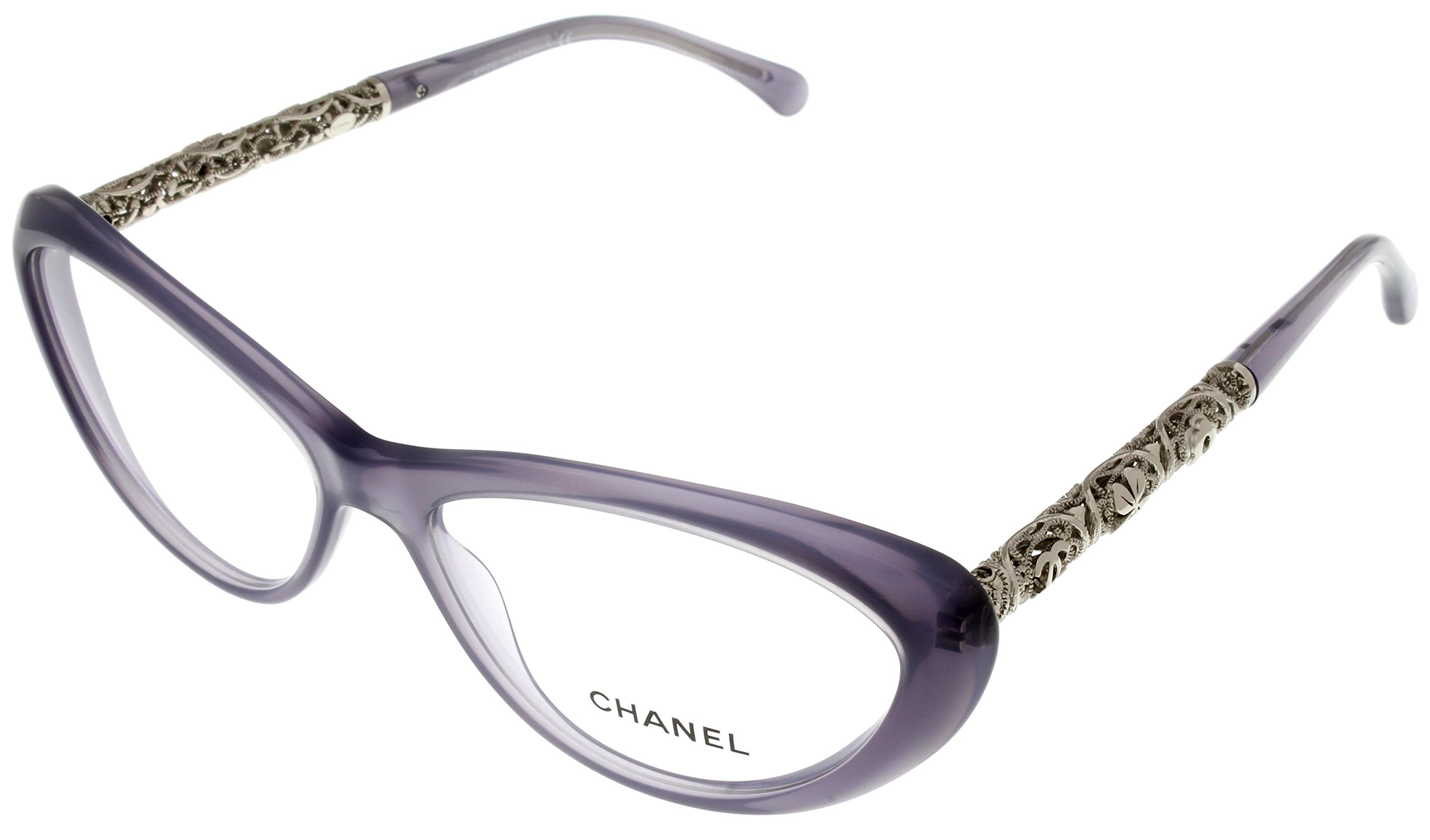 Chanel Prescription Eyewear Frames Bijou Lilac Women CH3270 1271 Cateye