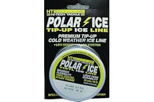 HT Enterprises Polar Ice Tip-Up Line Vinyl, 25 Yard, 25-Pound, Clear