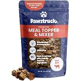 Pawstruck Vet Recommended Air Dried Dog Food Toppers for Picky Eaters, Made in USA with Real Beef, Premium Meal Mix-in Kibble