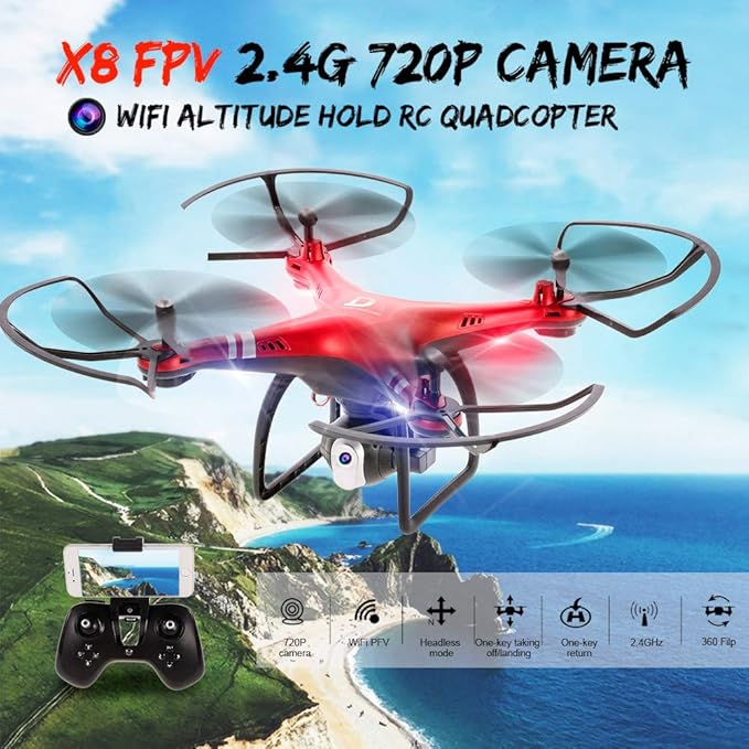 sk x8 rc quadcopter drone