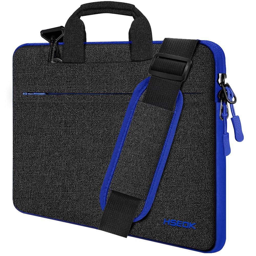 HSEOK Laptop Shoulder Bag 15 15.6 16 Inch Briefcase,Compatible MacBook Pro/Neo 16",MacBook Air/Pro 15,XPS 15/16 and most 15.6-16 and Most 15-16 Notebooks,Spill-Resistant Handbag,B02K03