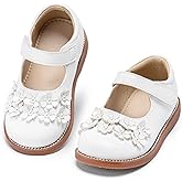 Kolan Todder Little Girls Oxford Shoes Mary Jane T-Strap School Uniform Party Dress Flat Shoes