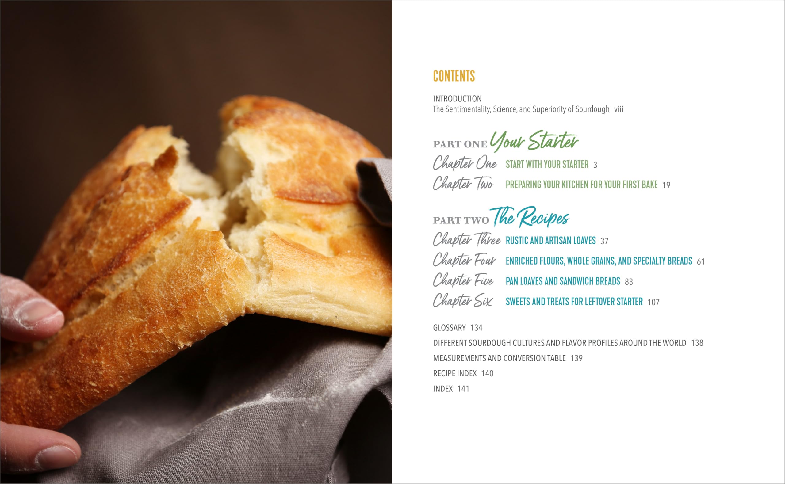 Starter Sourdough: The Step-by-Step Guide to Sourdough Starters, Baking Loaves, Baguettes, Pancakes, and More