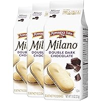 Pepperidge Farm Milano Double Dark Chocolate Cookies, 7.5 Ounce (Pack of 3)