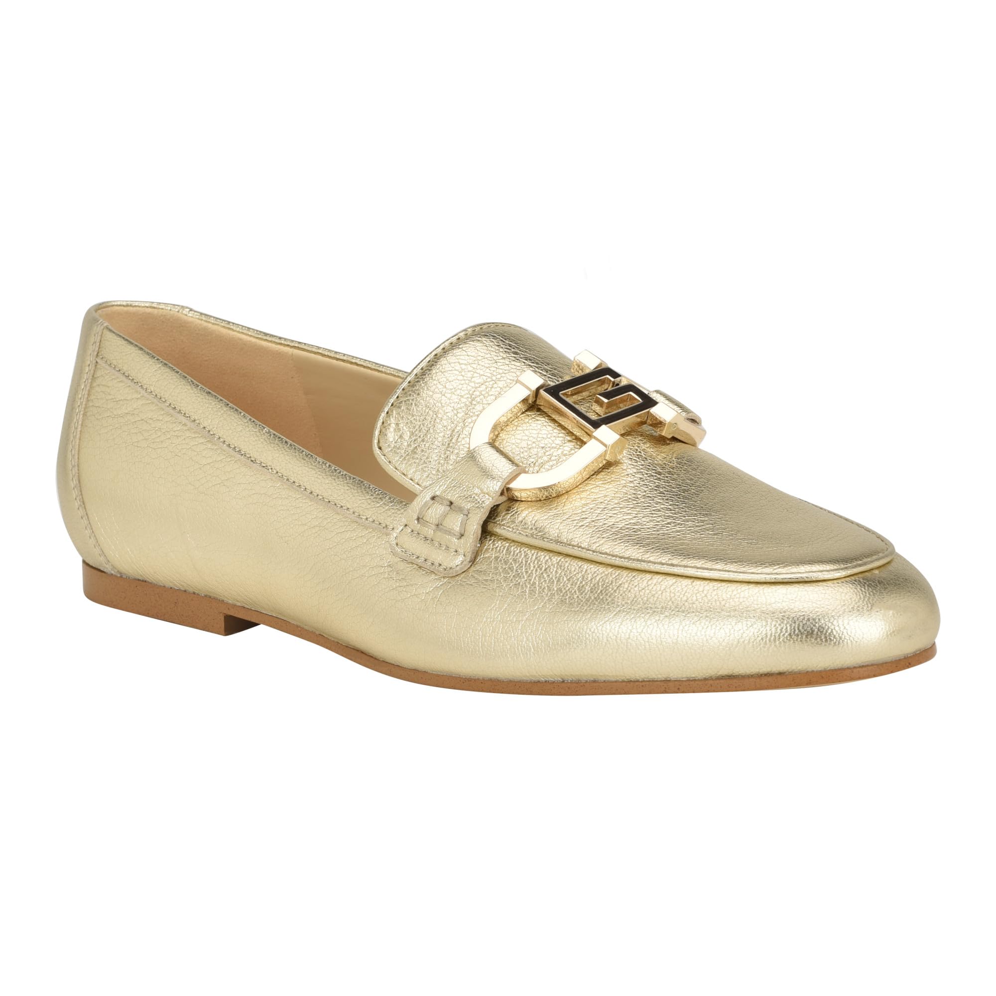 Guess Women’s Isaac Loafer, Gold 710, 6
