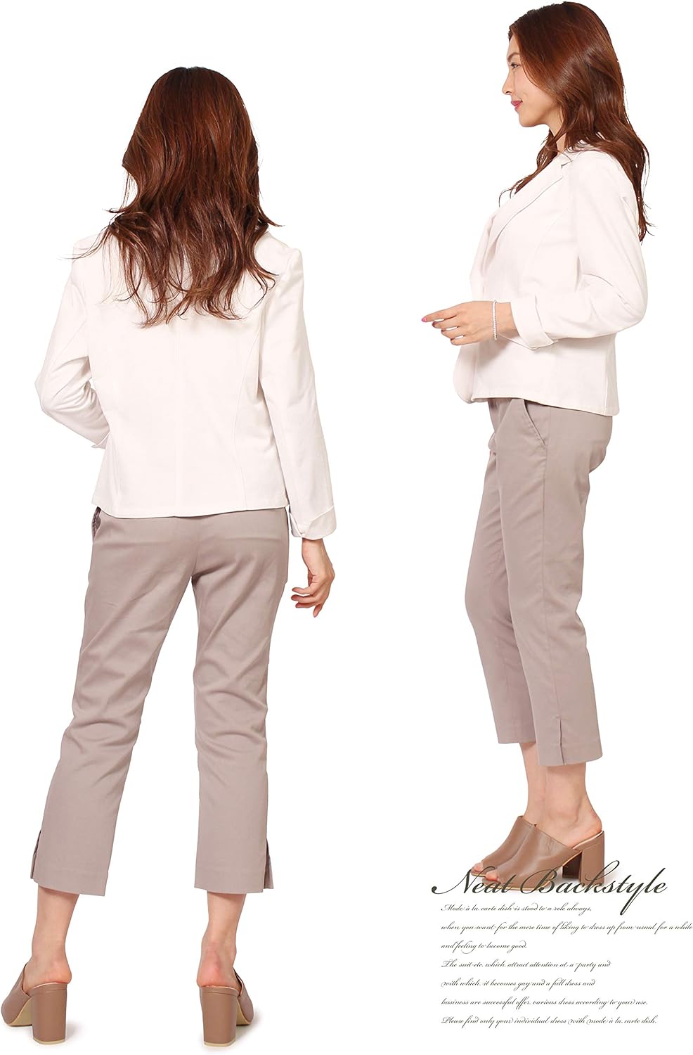 Amazon モードアラカルト ジャケット 冷感 クール 洗える テーラードジャケット 夏 オフィス カジュアル 春夏 夏用 大きいサイズ Ll コート ジャケット 通販