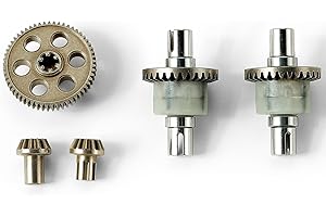 HAIBOXING 1:18 RC Cars Spare Parts, Metal Spur Gear Drive Pinions and Diff Complete Apply to 18859A & 18859 & 18858 & 18868(M1901-M1902)