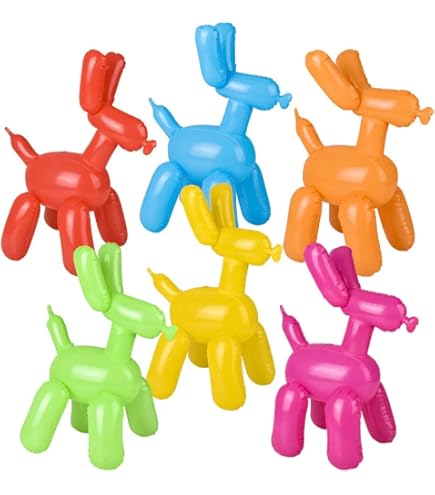 Perro Globo Elástico Y Aplastable De 3,5" - Juguetes LLB